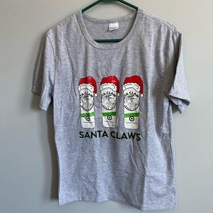 Santa claws tshirt
